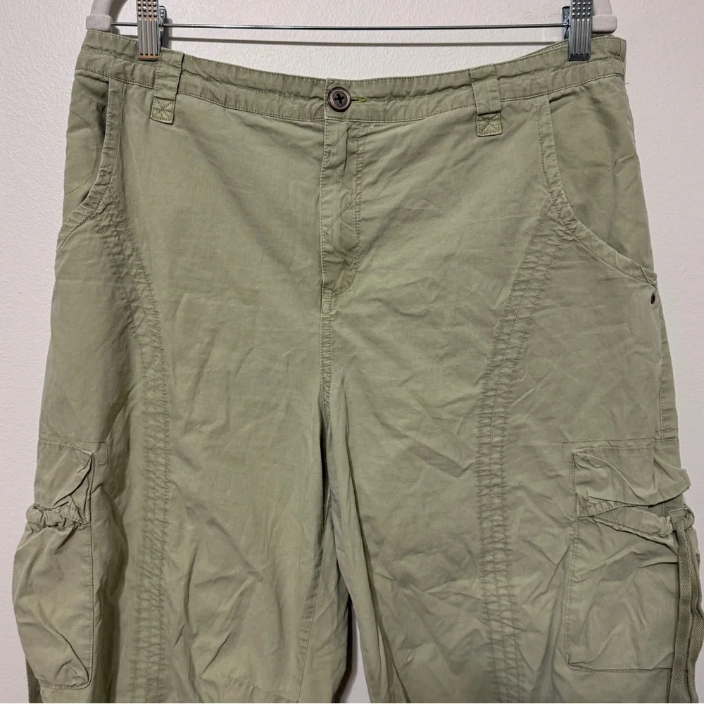 Anthropologie Tactical Utility Cargo Pants Green Size 32 Women’s Jogger - Picture 4 of 9